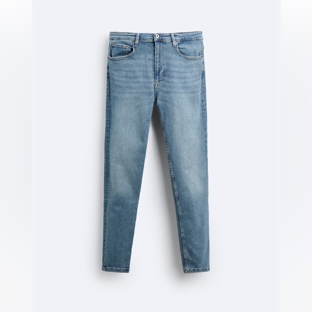 Zara DNWR Denim Blue Skinny Fit Jeans
